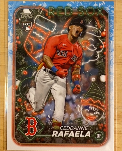 2024 Topps Holiday #H121 Ceddanne Rafaela — front