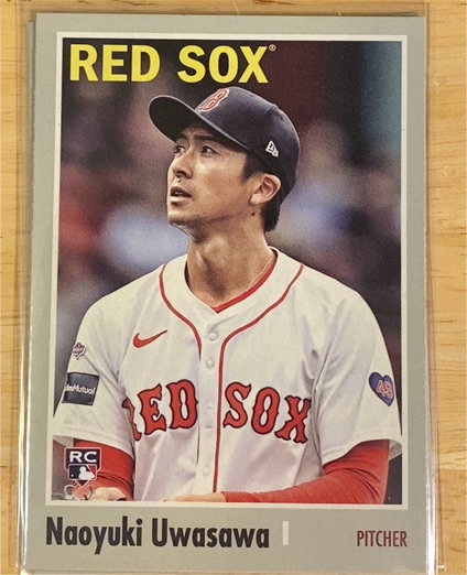 2024 Topps Archives #138 Naoyuki Uwasawa Rookie Boston Red Sox — front