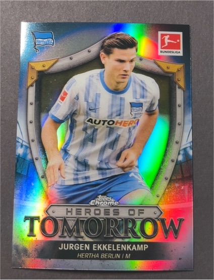 2021-22 Topps Chrome Bundesliga #HT-JE Jurgen Ekkelenkamp Heroes of Tomorrow — front