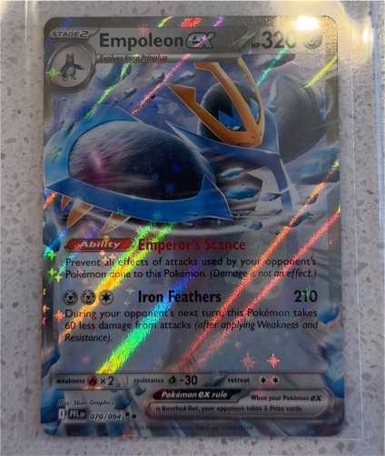 2025 Pokémon Phantasmal Flames #070/094 Empoleon ex — front