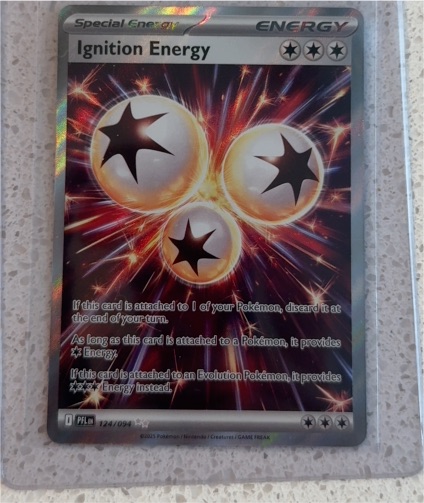 2025 Pokémon TCG ME02: Phantasmal Flames #124 Ignition Energy — front