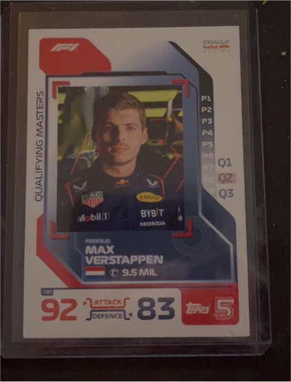 2024 Topps Turbo Attax #100 Max Verstappen — front
