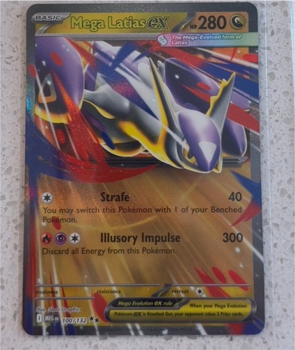 Mega Latias EX 100/132 Pokémon TCG — front