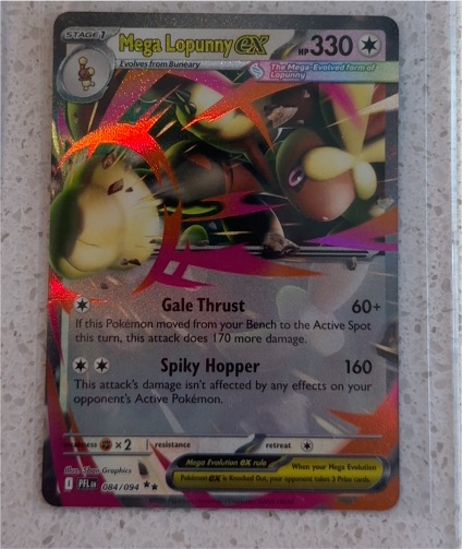 Mega Lopunny EX 084/094 Phantasmal Flames — front