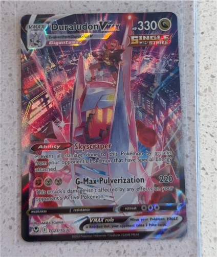 2022 Pokémon TCG Silver Tempest TG21/TG30 Duraludon VMAX — front