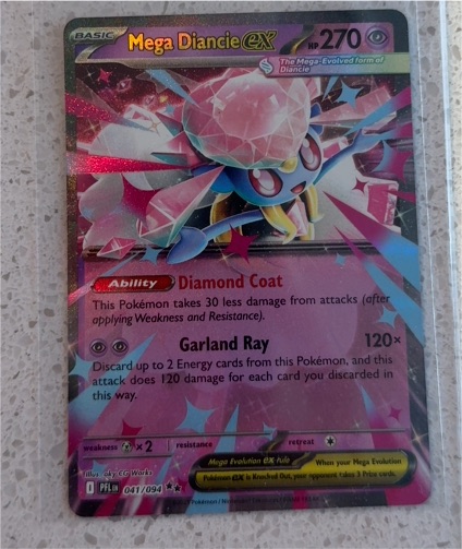 2025 Pokémon TCG ME2 Phantasmal Flames PFL Mega Diancie EX #041/094 — front
