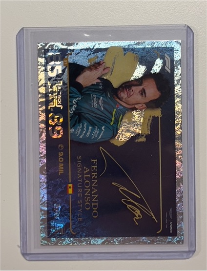2024 Topps Turbo Attax #85 Fernando Alonso Signature Style — front