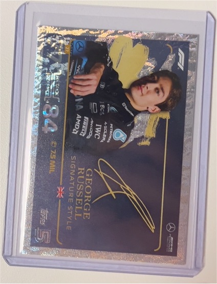 2024 Topps Turbo Attax #94 George Russell Signature Style — front