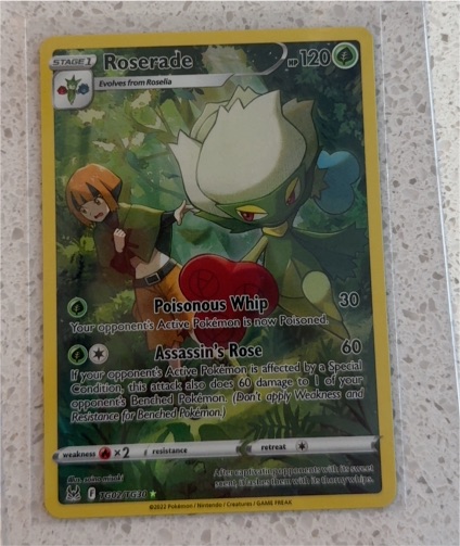2022 Pokémon TCG Lost Origin #TG02 Roserade — front