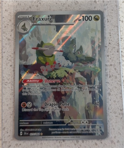 2024 Pokémon Scarlet & Violet #077 Fraxure — front