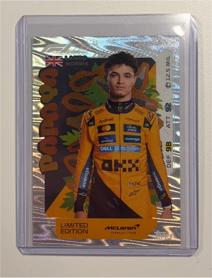 2025 Topps Turbo Attax #LE24 Lando Norris — front