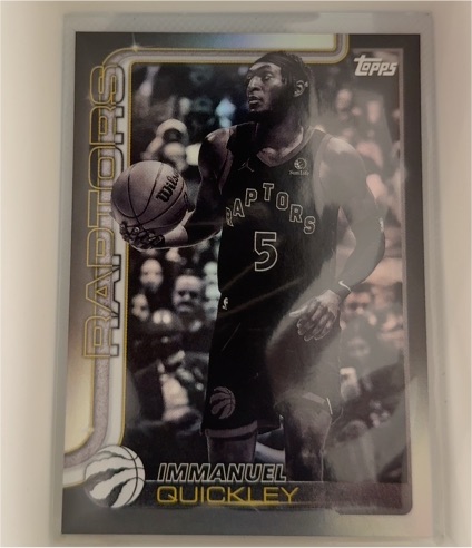 2025-26 Topps Blackout #32 Immanuel Quickley — front