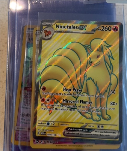2023 Pokemon Scarlet & Violet 151 #186 Ninetales ex — front