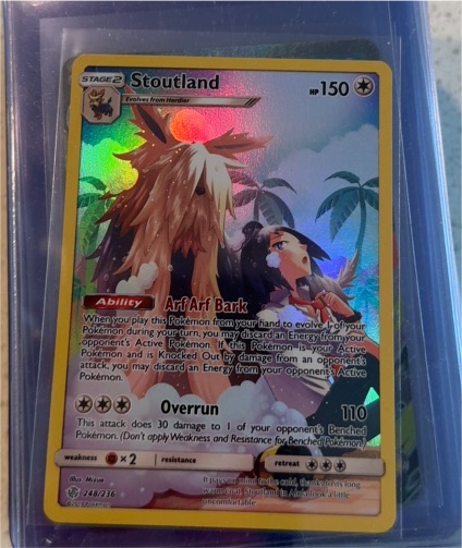 2019 Pokémon Cosmic Eclipse #248 Stoutland — front