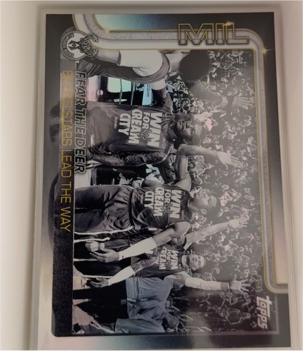 2025-26 Topps #281 Fear the Deer: Bucks Stars Lead the Way — front
