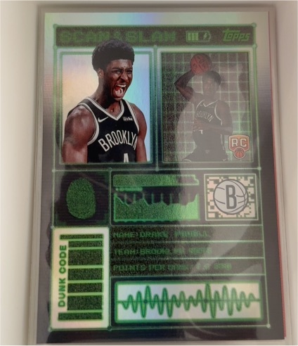2025-26 Topps #SS-47 Drake Powell Scan and Slam RC — front