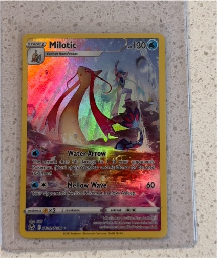 2022 Pokemon Silver Tempest #TG02 Milotic — front