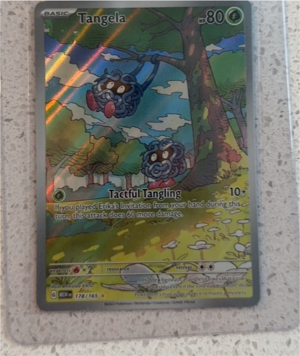 2023 Pokémon Scarlet & Violet #178 Tangela Illustration Rare — front