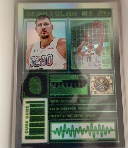 2025-26 Topps #SS-7 Nikola Jokic Scan and Slam — front