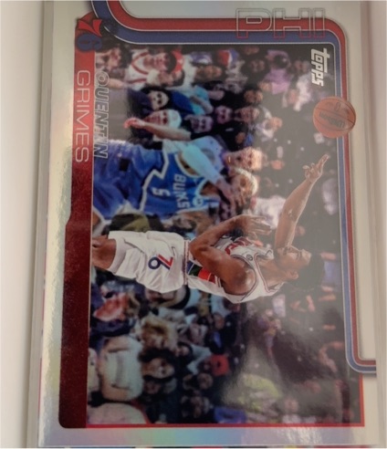 2025-26 Topps #25 Quentin Grimes — front