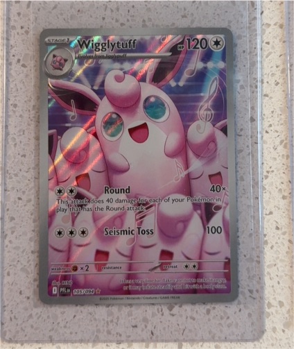 2025 Pokemon TCG Phantasmal Flames #105/094 Wigglytuff — front