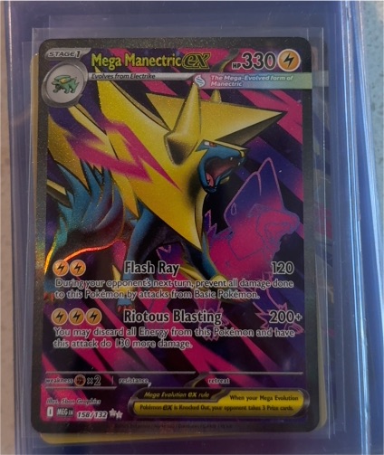 2013 Pokemon ME01 Mega Manectric ex #158/132 — front