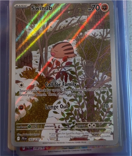 2023 Pokémon TCG Journey Together #165/159 Swinub — front