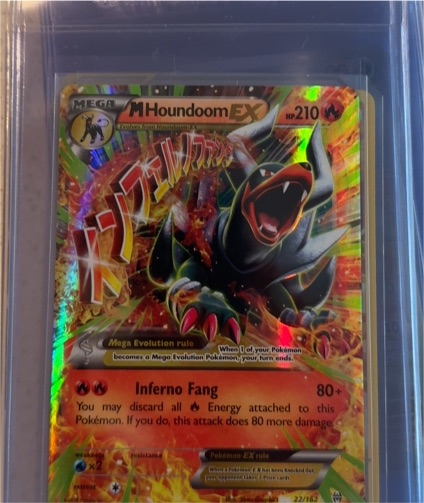 2015 Pokémon XY Breakthrough #22 M Houndoom EX — front
