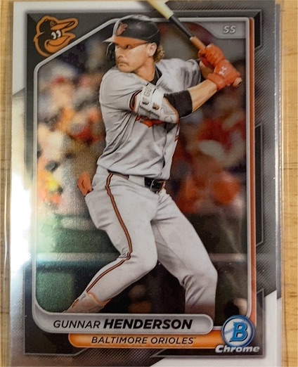 2024 Bowman Chrome #9 Gunnar Henderson — front