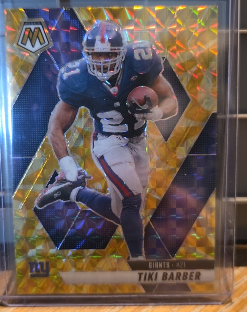 2025 Panini Mosaic #12 Tiki Barber — front