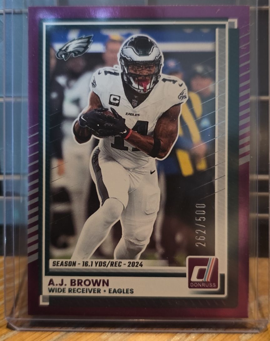 2025 Panini Donruss #22 A.J. Brown — front