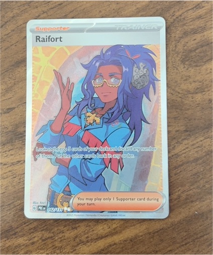 2023 Pokémon TCG Prismatic Evolutions #142 Raifort — front