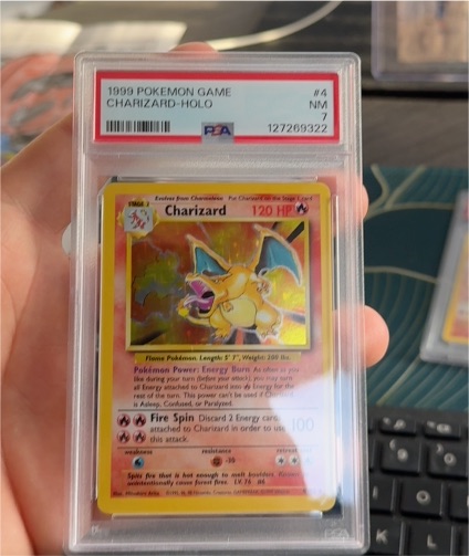 1999 Pokémon Game #4 Charizard Holo — front