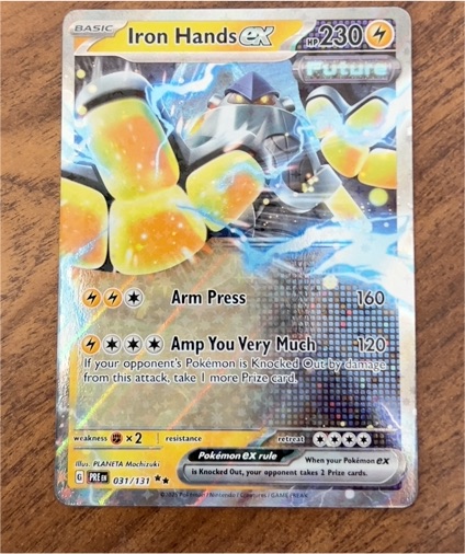2021 Pokémon SV: Prismatic Evolutions #031 Iron Hands ex — front