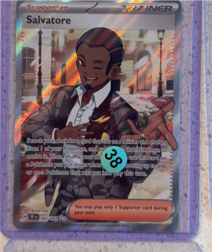 2024 Pokémon TCG Salvatore #202/162 — front