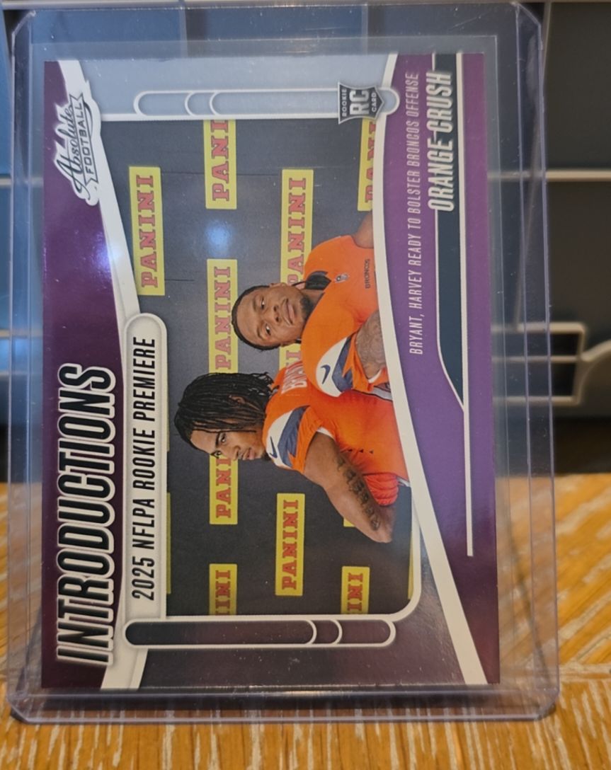2025 Panini Absolute Introductions #I-PBT Pat Bryant & RJ Harvey — front