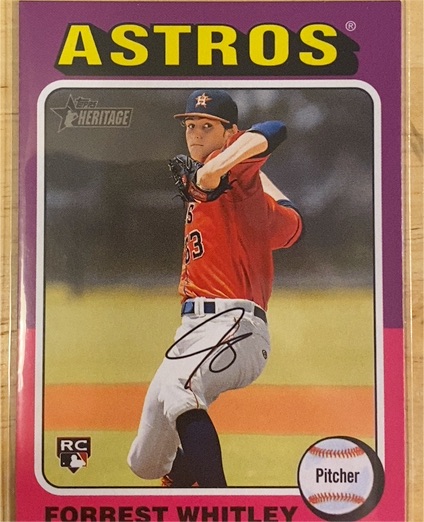 2024 Topps Heritage High Number #636 Forrest Whitley — front