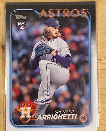2024 Topps Update #US52 Spencer Arrighetti — front
