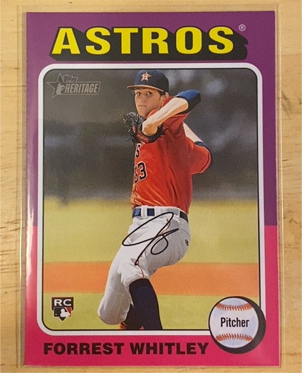 2024 Topps Heritage #636 Forrest Whitley — front