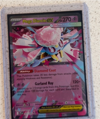 2025 Pokemon Mega Diancie EX #041/094 — front