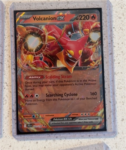 2025 Pokémon Journey Together #031 Volcanion ex — front