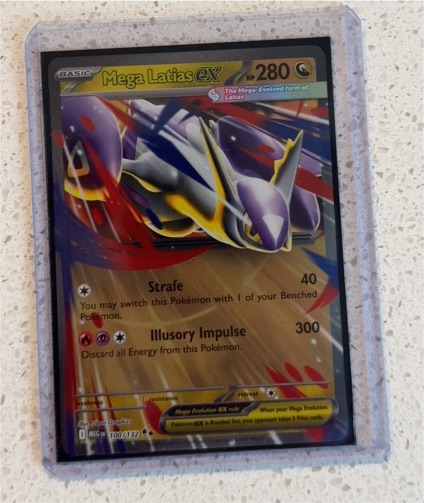 2025 Pokemon Mega Latias ex #100/132 — front