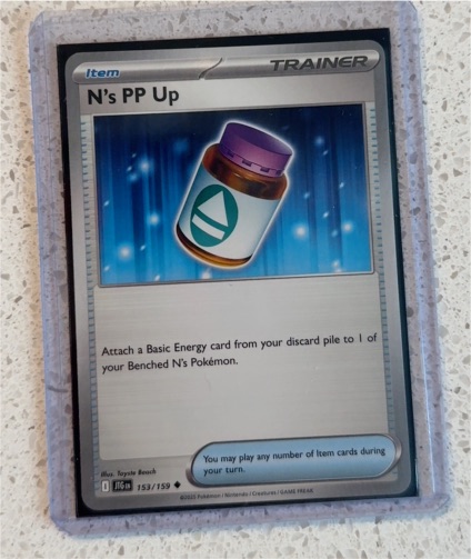 2023 Pokémon SV09: Journey Together #153 N's PP Up — front