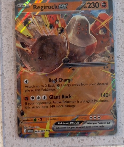 2022 Pokémon SV10: Destined Rivals #101 Regirock ex — front