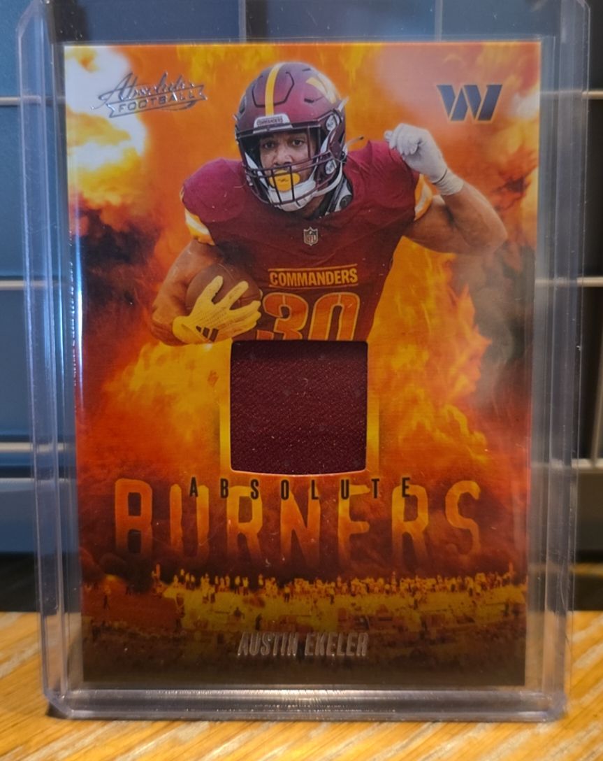 2025 Panini Absolute Austin Ekeler Absolute Burners Patch — front