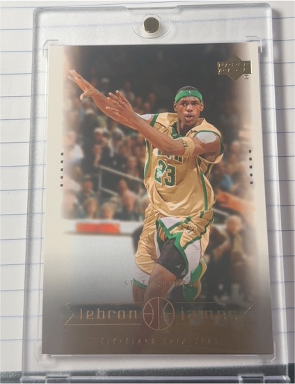 2003 Upper Deck LeBron James Box Set #2 LeBron James — front
