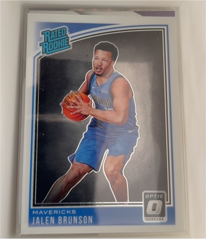 2018-19 Donruss Optic #179 Jalen Brunson Rated Rookie — front