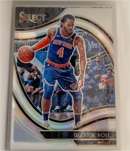2020-21 Panini Select Courtside #203 Derrick Rose — front