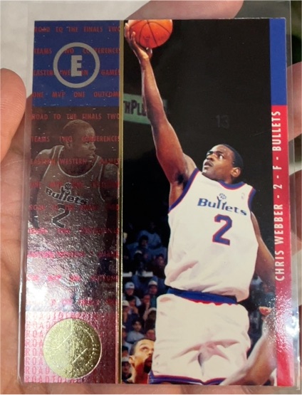 1994-95 Upper Deck SP Championship #27 Chris Webber — front