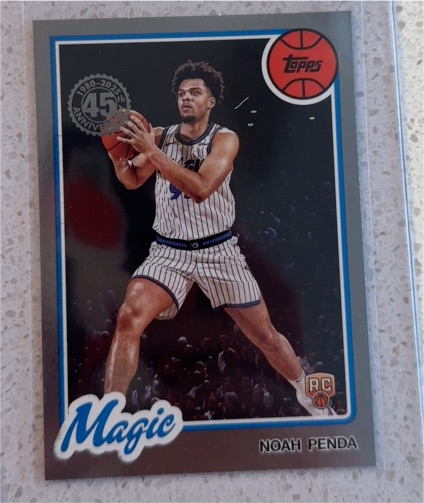 2025-26 Topps 45th Anniversary #80BK-75 Noah Penda — front